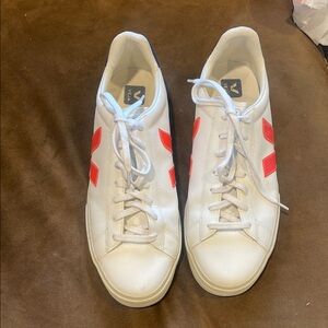 Veja White orange and blue Men's Sneakers